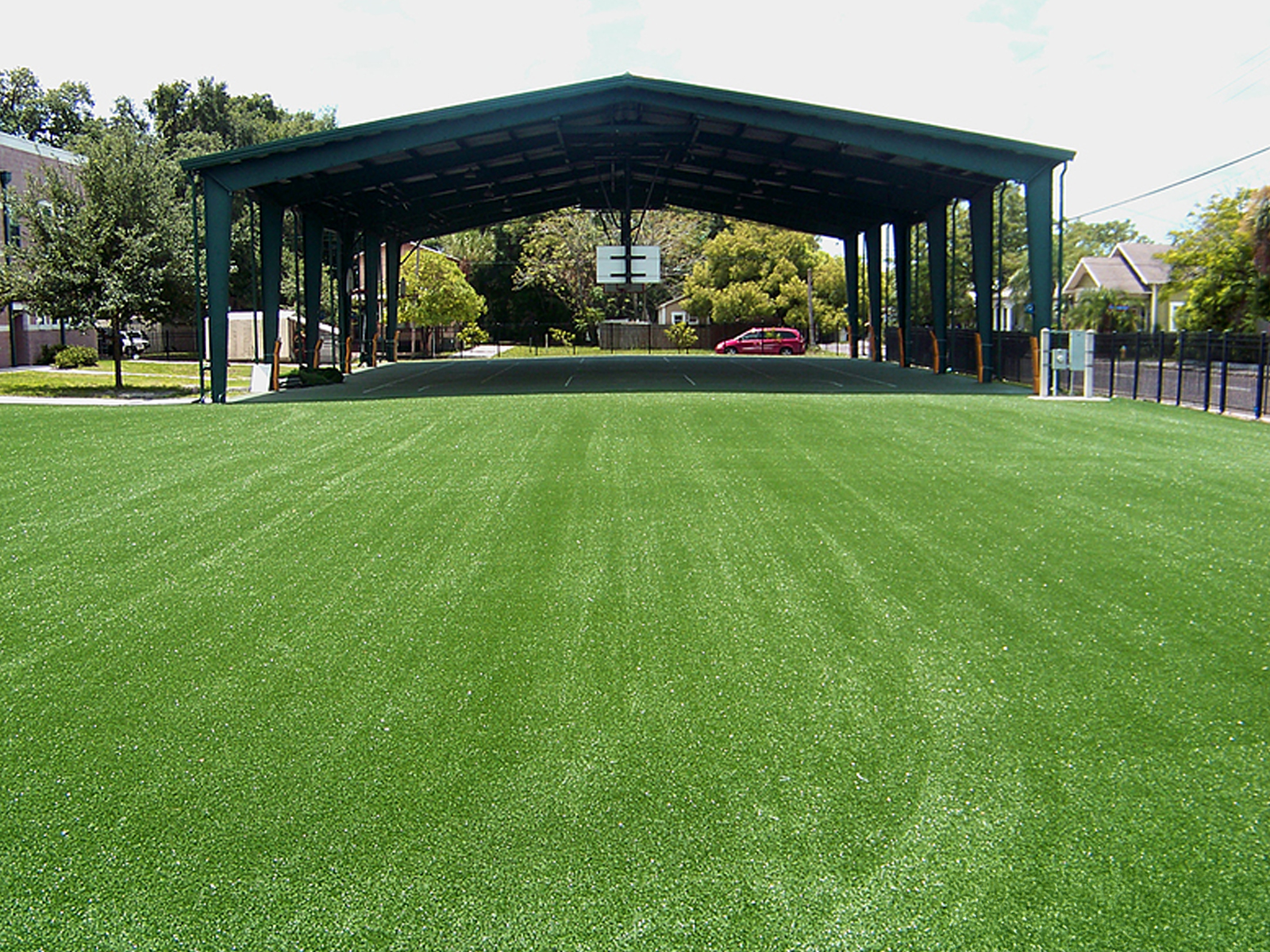 New turf field