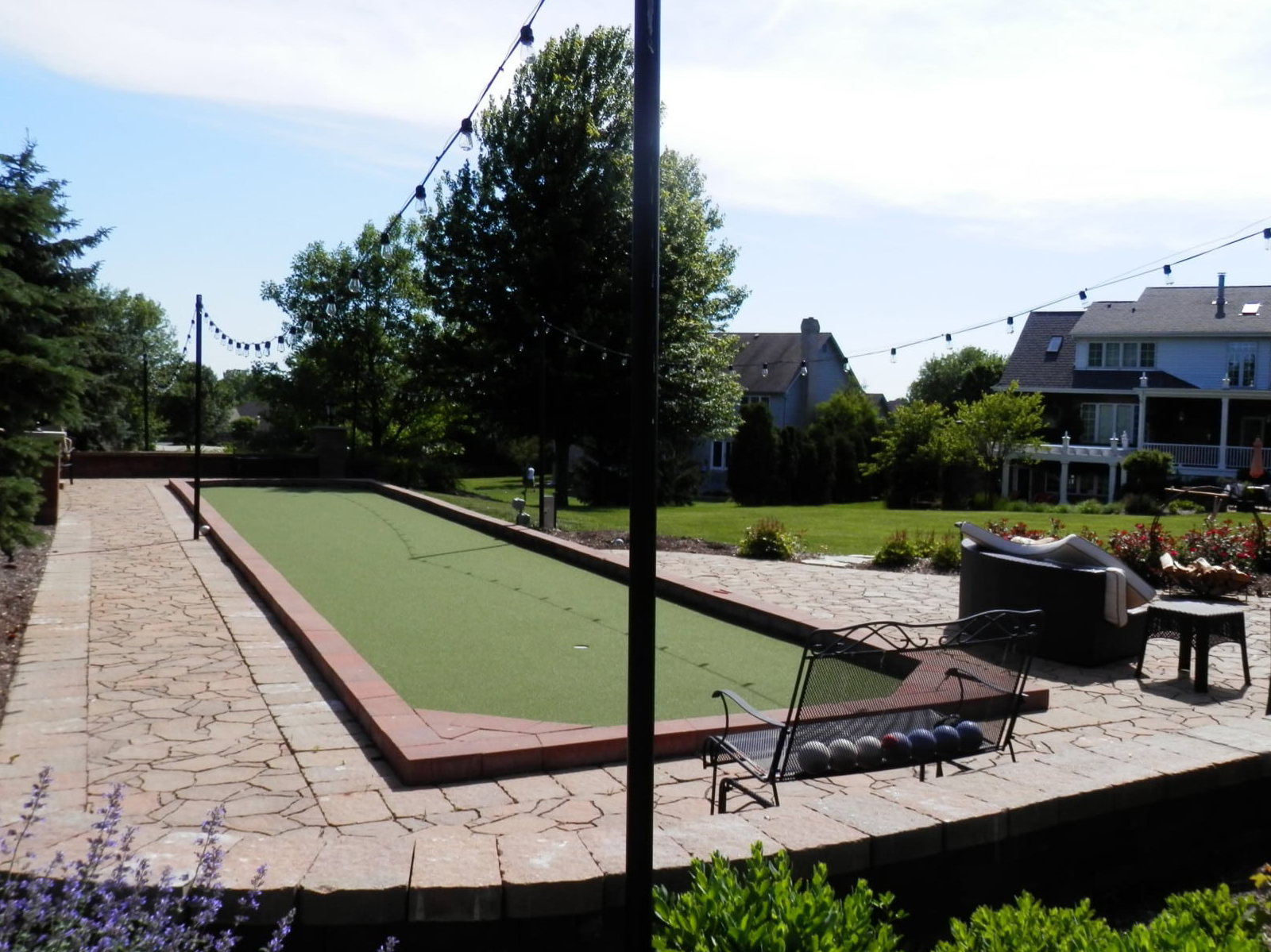 Bocce Court with Turf