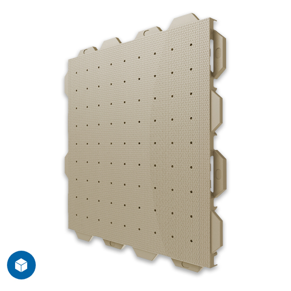 Front View of Court Panel - Angled