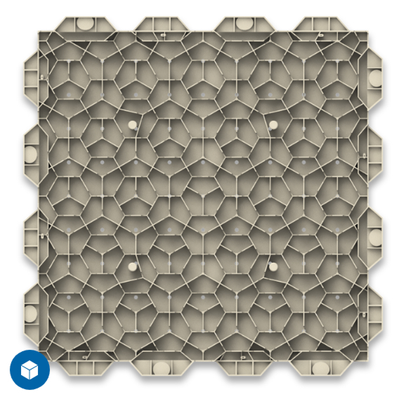 Back view of Court Panel