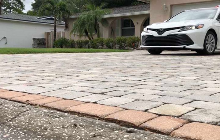 Paver driveway with Ultra base sub base