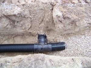 pipe for artificial turf drainage system
