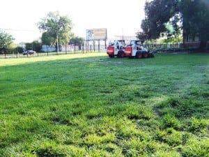 tractor begins to excavate field at academy prep center in tampa