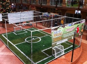 completed indoor mini soccer field
