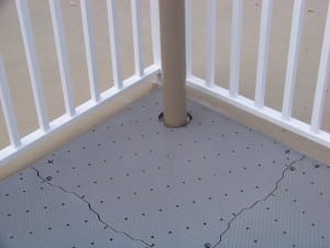 ultrabasesystems playground panels connected and cut around pole