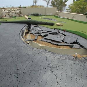 ultrabasesystems panels cut around landscape of rooftop putting installation