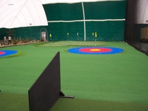 indoor artificial colored turf putting green