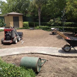 Preparation of sub base for artificial grass